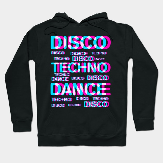 Disco dance techno Hoodie by albertocubatas